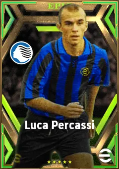Luca Percassi eFootball 2026 player card, 70 OVR RB