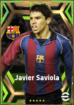 Javier Saviola eFootball 2026 player card, 83 OVR CF