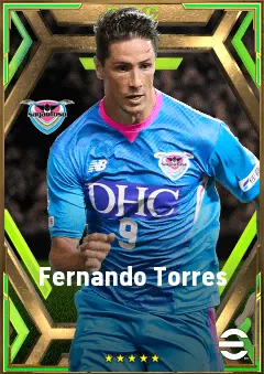 Fernando Torres eFootball 2026 player card, 76 OVR CF