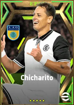 Chicharito eFootball 2026 player card, 81 OVR CF