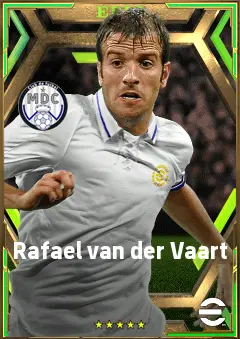Rafael van der Vaart eFootball 2026 player card, 81 OVR CMF