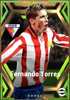 Fernando Torres eFootball 2026 player card, 82 OVR CF
