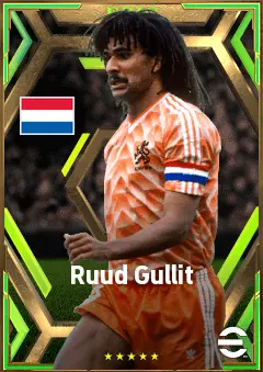 Ruud Gullit eFootball 2026 player card, 84 OVR SS
