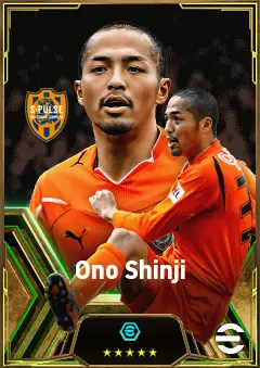 Ono Shinji eFootball 2026 player card, 80 OVR CMF