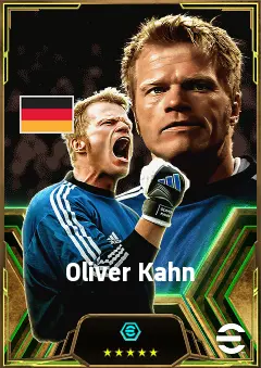 Oliver Kahn eFootball 2026 player card, 85 OVR GK