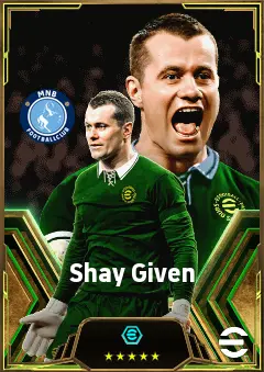 Shay Given eFootball 2026 player card, 82 OVR GK