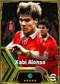 Xabi Alonso eFootball 2026 player card, 83 OVR DMF