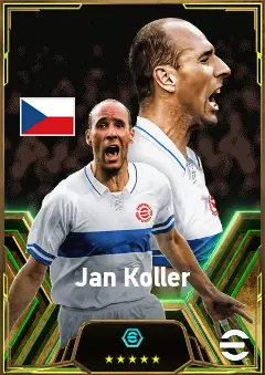 Jan Koller eFootball 2026 player card, 83 OVR CF