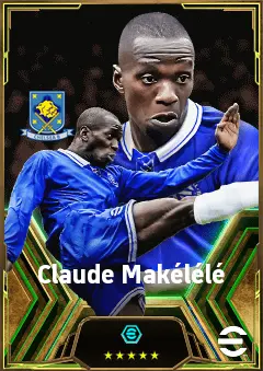 Claude Makélélé eFootball 2026 player card, 84 OVR DMF