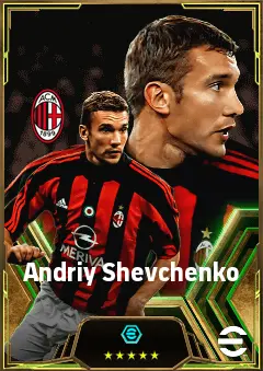 Andriy Shevchenko eFootball 2026 player card, 85 OVR CF