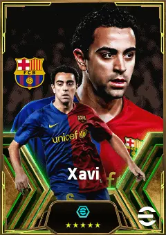 Xavi eFootball 2026 player card, 85 OVR CMF