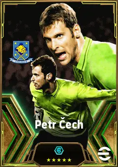 Petr Čech eFootball 2026 player card, 85 OVR GK