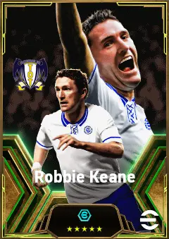 Robbie Keane eFootball 2026 player card, 83 OVR CF