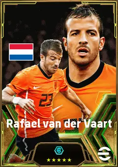 Rafael van der Vaart eFootball 2026 player card, 83 OVR LWF