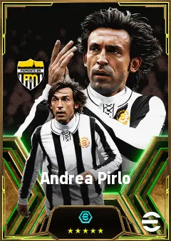 Andrea Pirlo eFootball 2026 player card, 85 OVR DMF