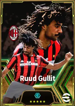 Ruud Gullit eFootball 2026 player card, 85 OVR AMF