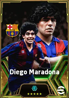 Diego Maradona eFootball 2026 player card, 83 OVR SS