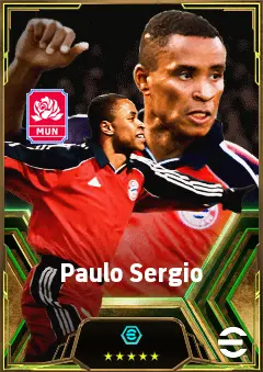 Paulo Sergio eFootball 2026 player card, 83 OVR RWF