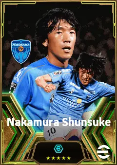 Nakamura Shunsuke eFootball 2026 player card, 78 OVR CMF
