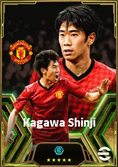 Kagawa Shinji eFootball 2026 player card, 83 OVR AMF