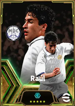 Raúl eFootball 2026 player card, 84 OVR SS