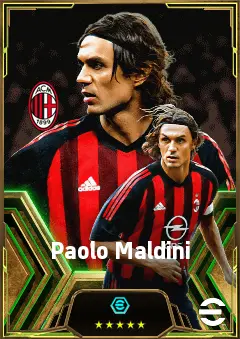 Paolo Maldini eFootball 2026 player card, 85 OVR CB