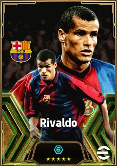 Rivaldo eFootball 2026 player card, 84 OVR AMF