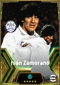 Iván Zamorano eFootball 2026 player card, 84 OVR CF