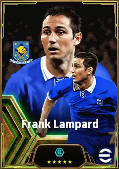 Frank Lampard eFootball 2026 player card, 84 OVR CMF