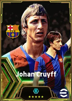 Johan Cruyff eFootball 2026 player card, 86 OVR SS