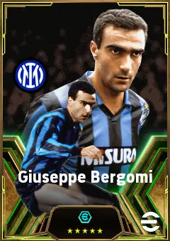 Giuseppe Bergomi eFootball 2026 player card, 83 OVR RB