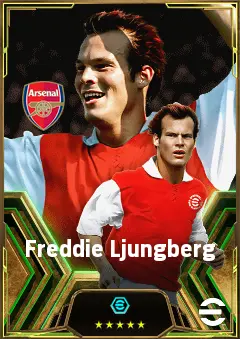 Freddie Ljungberg eFootball 2026 player card, 83 OVR RMF