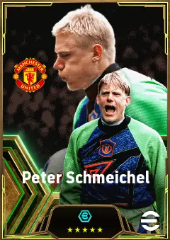 Peter Schmeichel eFootball 2026 player card, 84 OVR GK