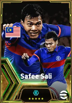Safee Sali eFootball 2026 player card, 79 OVR CF