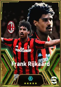 Frank Rijkaard eFootball 2026 player card, 85 OVR DMF