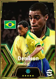 Denílson eFootball 2026 player card, 83 OVR LMF