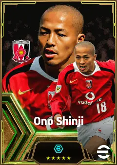 Ono Shinji eFootball 2026 player card, 81 OVR AMF