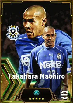 Takahara Naohiro eFootball 2026 player card, 82 OVR CF