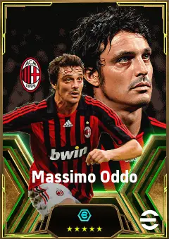 Massimo Oddo eFootball 2026 player card, 81 OVR RB
