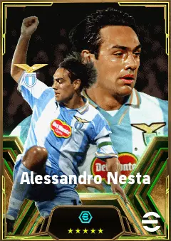 Alessandro Nesta eFootball 2026 player card, 84 OVR CB