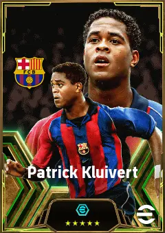 Patrick Kluivert eFootball 2026 player card, 84 OVR CF