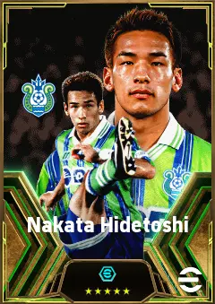 Nakata Hidetoshi eFootball 2026 player card, 81 OVR AMF