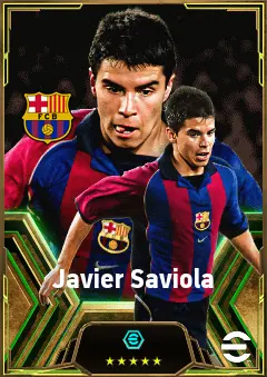 Javier Saviola eFootball 2026 player card, 83 OVR CF