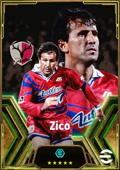 Zico eFootball 2026 player card, 82 OVR AMF