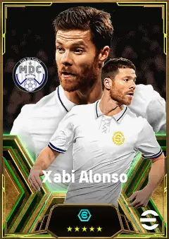 Xabi Alonso eFootball 2026 player card, 84 OVR DMF