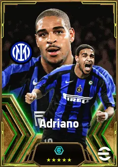 Adriano eFootball 2026 player card, 83 OVR CF