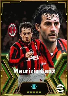 Maurizio Ganz eFootball 2026 player card, 81 OVR CF
