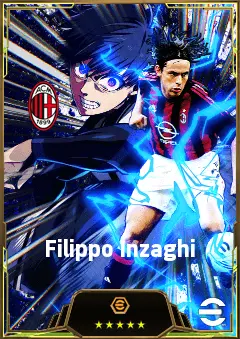 Filippo Inzaghi eFootball 2026 player card, 82 OVR CF