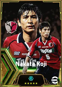 Nakata Koji eFootball 2026 player card, 80 OVR DMF