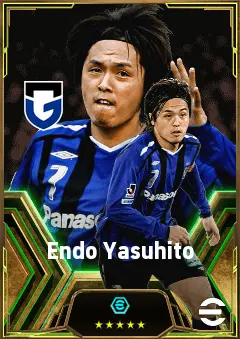 Endo Yasuhito eFootball 2026 player card, 82 OVR CMF